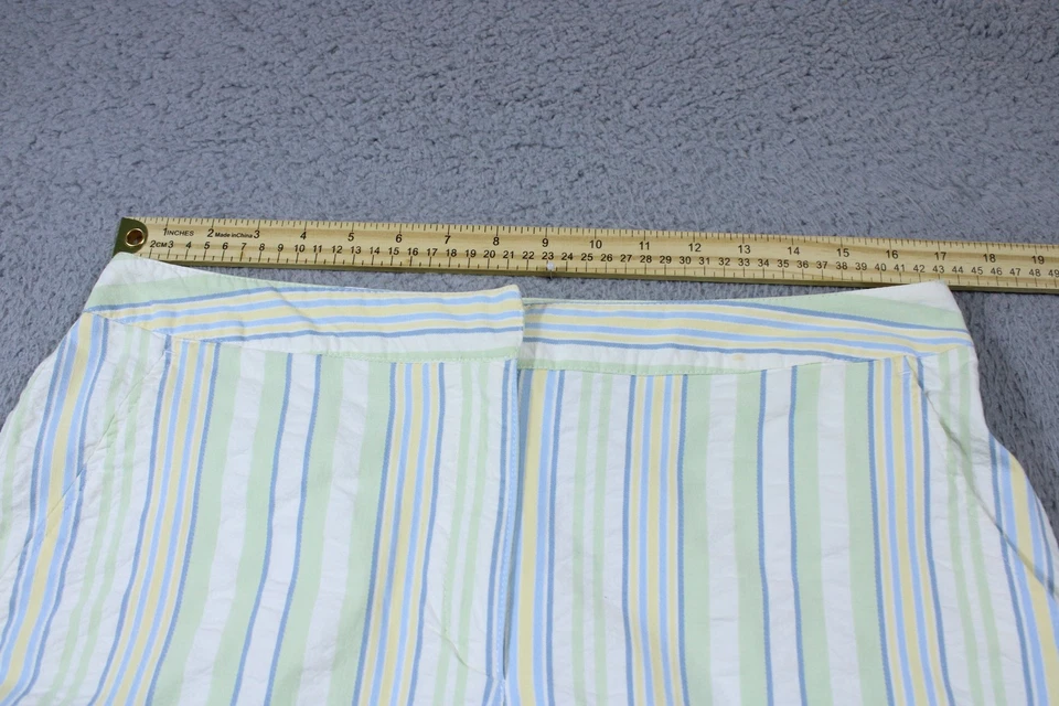 Pantalones Cortos LizGolf Liz Claiborne Para Mujer 14 Bermudas Bolsillos Rayas Golf Informales Summa Foto 2 de 4