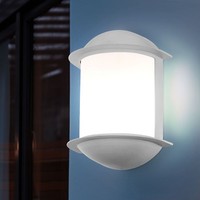 Wandlampe AußEnleuchte HaustüRlampe Alu Weiß LED Gartenlampe Terrassenleuchte