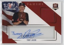 2015 Panini USA Baseball Jersey Signatures Prime 8/20 Tony Jacob #21 Auto 4m0