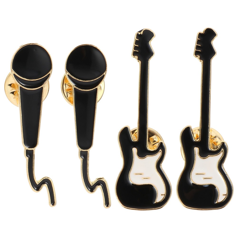 4 Pcs Guitare Accessoire Épingle Broche En Alliage Broches Femmes