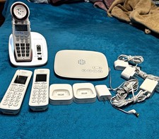 Ooma Telo Phone System w/ 2 Handsets  Clarity XLC3.4 Amplified Phone Bundle