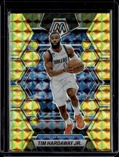2022-23 Panini Mosaic #37 Tim Hardaway Jr. Reactive Yellow