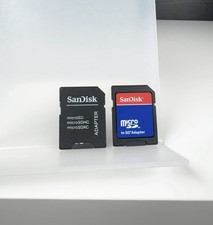 Sandisk Micro SD Adapter 8 GB  Sandisk Micro SD to SD Adapter 16 GB Lot of 2 