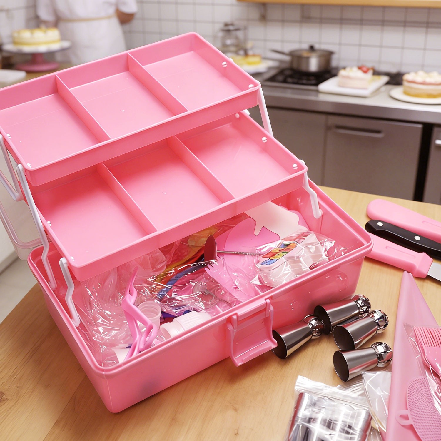 359Pcs Cake Decorating Baking Set with Piping Tips Nozzles for Cupcake Cookie