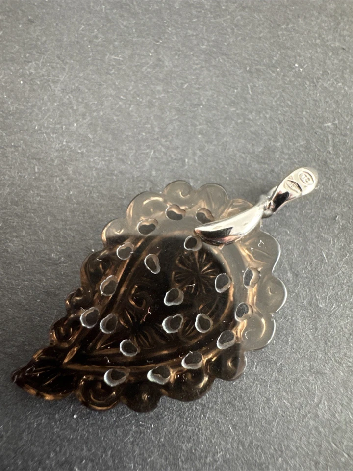 Tamara Comolli INDIA (S) 18 Karat Weißgold Rauchquarz , Anhänger - Bild 4 von 4