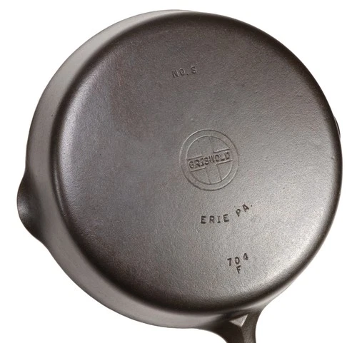 Vintage Griswold No 8 (704F) Cast Iron Skillet Restored Condition