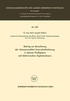 Beitrag Zur Berechnung Der Inkompressiblen UnterschallstrüMung In Ebenen Profilg