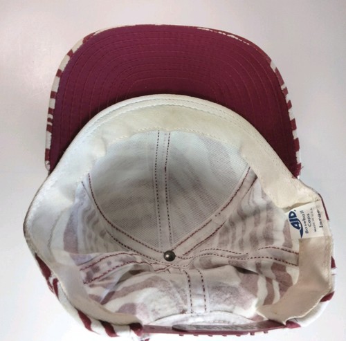 Vintage AJD Florida State University Seminoles Snapback Hat Cap Striped - Picture 9 of 12