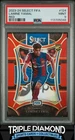 2023-24 Panini Select Fifa Lamine Yamal Rookie Mezzanine Red Prizm PSA 9 Q996