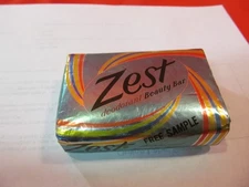 VINTAGE ZEST SOAP BAR ADVERTISING FREE SAMPLE