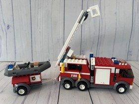 Lego City: Fire Truck (7239) Complete Retired Set W/ Instructions No Box