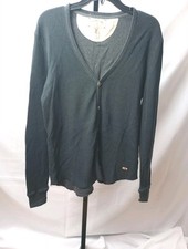 Converse x John Varvatos Men s Size M Long Sleeve 5 Button V Neck Cardigan