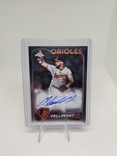 2024 Topps Chrome Chris Vallimont Rookie Auto #RA-CV Orioles RC