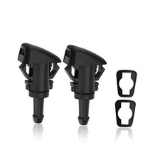 ASUBHA 2PCS Front Windshield Washer Nozzles, Windshield Wiper Sprayer Nozzle