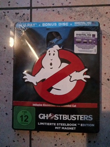 Ghostbusters Bluray, Extended Cut, Limitierte Steelbook, inkl. Magnet - Bild 1 von 6