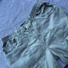 Aeropostale Cargo Pants Womens XL Green Utility Wide Leg Elastic Waist Pockets