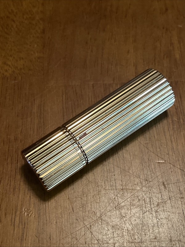 Vintage Estée Lauder Art Deco Gold Tone Lipstick Made in Belgium 27 Copper Glow