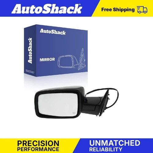 Side View Mirror Power Heated Black Driver Side for 2011-2012 Ram 1500