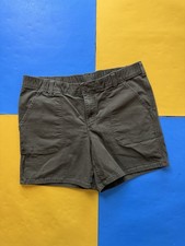 Carhartt Shorts Womens 16 Relaxed Fit Khaki Green Utility Cargo Summer EUC