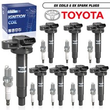 8pcs Ignition Coils For Toyota 4Runner Tundra Sequoia 4.7L V8 Fits Denso UF493