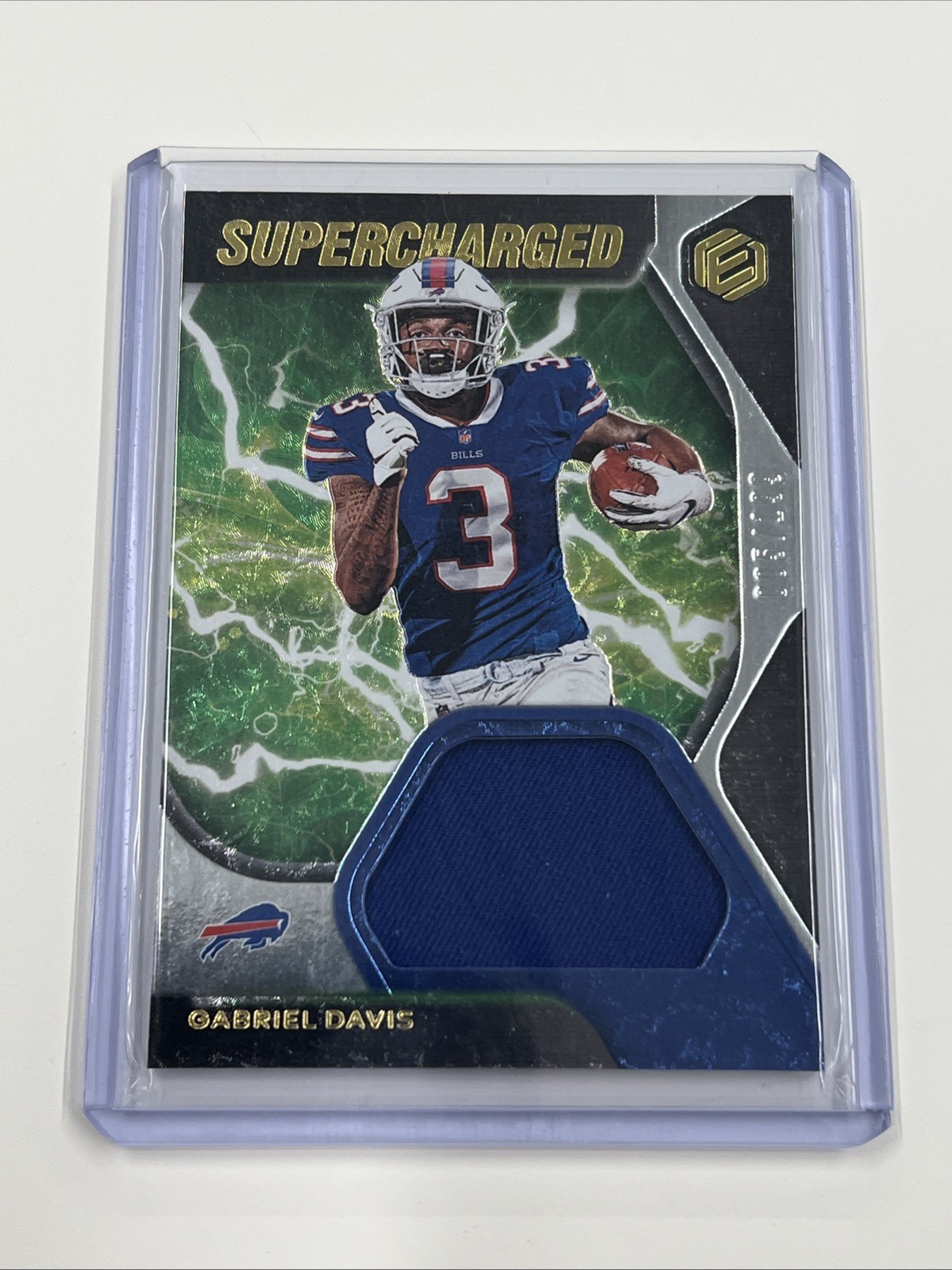 2020 Panini Elements - Supercharged Gabriel Davis #SC-38 /199 (MEM, RC)