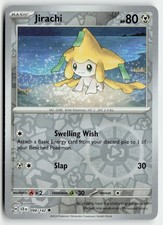 JIRACHI 098/142 UNCOMMON STELLAR CROWN POKEMON REVERSE HOLO NEAR MINT