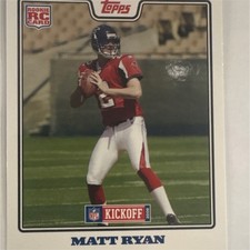 Topps 2008 Kickoff Matt Ryan #166 Rookie Atlanta Falcons NFL Football Card. rookie card picture