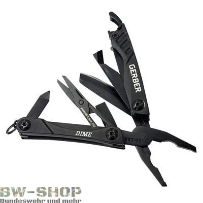 GERBER MULTITOOL DIME 12-TLG. BW ARMY KOMBITOOL MULTIFUNKTIONSWERKZEUG MESSER - Bild 1 von 2