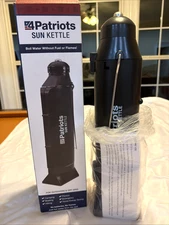 New 4Patriots Sun Kettle Solar Power Water Heater Boil Water Sun Power Camping