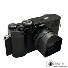 Square Lens Hood With Lens Cap  UV Filter For Fujifilm X100F X100T X100V X100VI