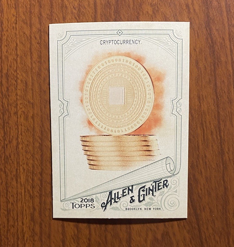 2018 Topps Allen & Ginter #83 Cryptocurrency