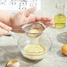 8cm Fine Mesh Sive Strainers, Premium Stainless Steel Colanders and Sifters,