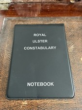 RUC  ROYAL ULSTER CONSTABULARY  GENUINE ORIGINAL OFFICERS NOTEBOOK COVER 