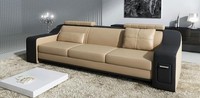 Ledersofa Set Sofa Couch Sitz Polster Garnitur Sofagarnitur 3+2+1 Sofas +Usb Neu