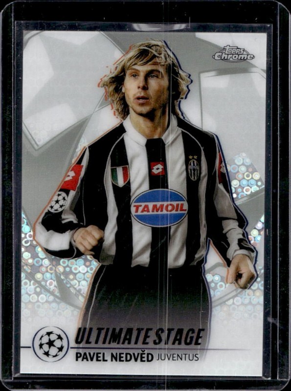 2025-26 Topps UEFA Pavel Nedved Ultimate Stage Chrome #US-43 Juventus