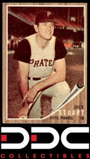 1962 Topps #160a Dick Stuart Pittsburgh Pirates Very Good