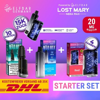 ELFBAR LOST MARY NERA MAX SET | Alles Sorten