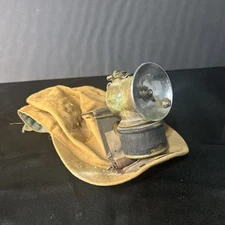 Vintage Justrite Mining Carbide Miners Lamp USA