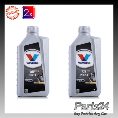 2x Valvoline ATF PRO 236.14 Fully Synthetic Automatic Transmission Fluid 1 Litre