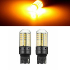 Turn Signal Light Tail Light WY21W 12V DC 2pcs 3014 7440 Accessories Bulb