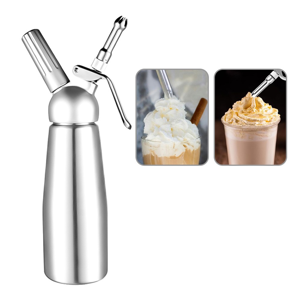 Sahnespender Edelstahl Profi Soßen Schlagsahnebereiter Sahnesiphon Cremes
