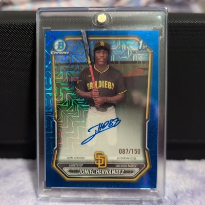 2026 Bowman Chrome Joniel Hernandez #CPA-JHE Prospects Autograph Blue /150
