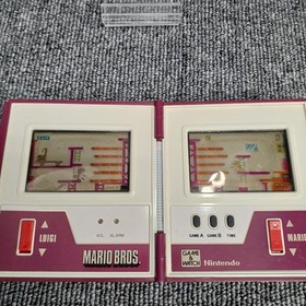 [Rare] Nintendo Game & Watch Mario Bros. 1983 Retro Handheld Game A3078
