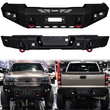 For 2003-2006 Chevy Silverado 25003500 Front Or Rear Bumper With D-ring Light