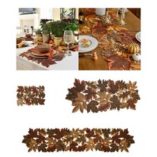 Set de table de Thanksgiving pour cuisine, ferme, fête, maison, récolte,