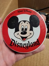 Vintage Disneyland Mickey Mouse Button Pin Walt Disney Productions 3.25