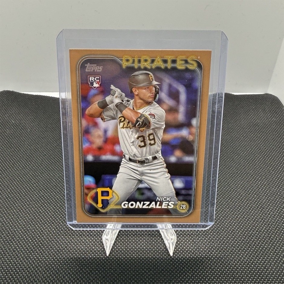 Topps 2024 Series 1 Nick Gonzales Rookie Gold #168 /2024 Pirates Baseball Card