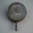 Griswold Erie Slant Logo #10 716A Vintage Cast Iron Skillet With Heat Ring