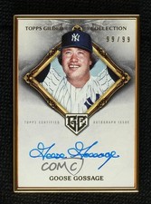 2023 Gilded Collection Gold Framed Hall of Famer 99/99 Rich Gossage Auto 11pj
