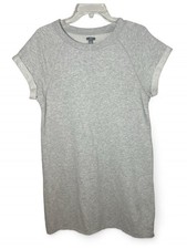 Aerie Heathered Grey Sweatshirt Short Sleeve Mini Dress Casual Streetwear Size S